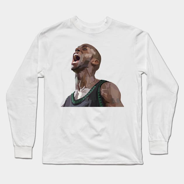 Kevin Garnett | Minnesota Timberwolves Long Sleeve T-Shirt by ActualFactual